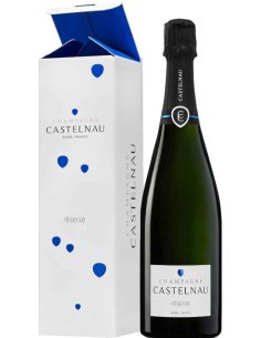 Champagne brut réserve Castelnau dans son étui Champagne Castelnau - 1