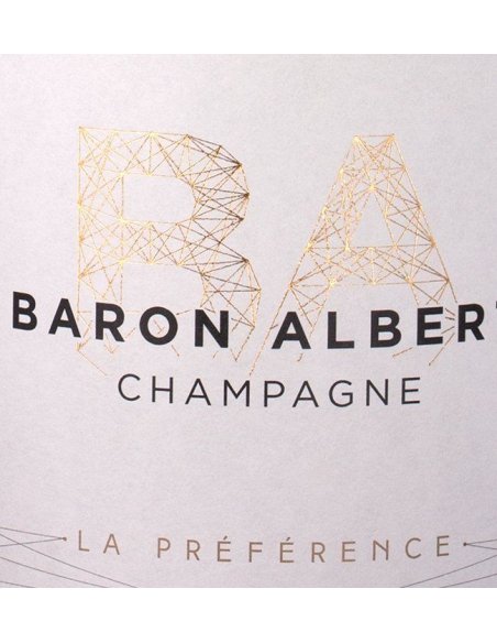 Etiquette La préférence Baron Albert Etiquette La préférence Baron Albert