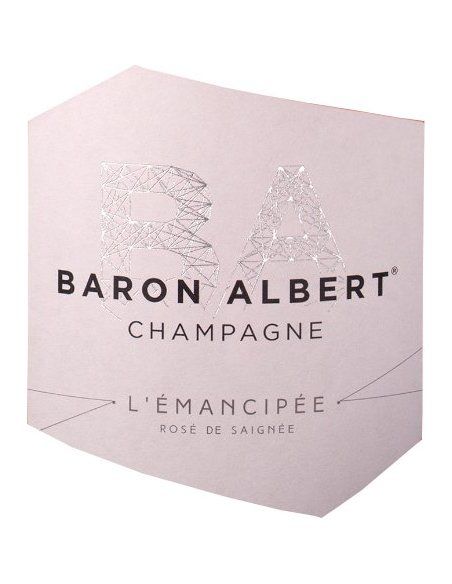 Etiquette baron Albert Rosé de Saignée Etiquette baron Albert Rosé de Saignée