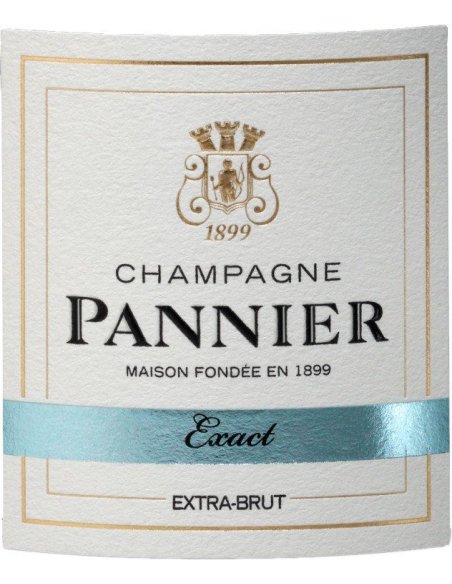 Etiquette Extra Brut Champagne Pannier