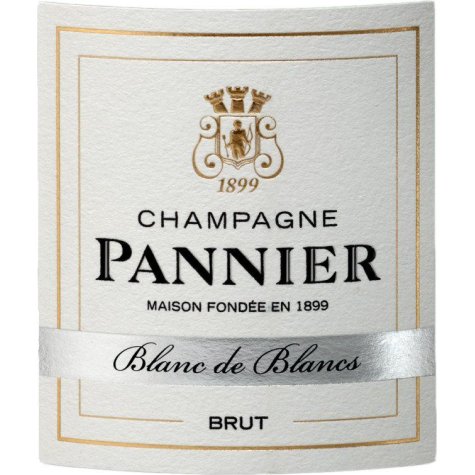 Etiquette champagne Pannier blanc de blancs