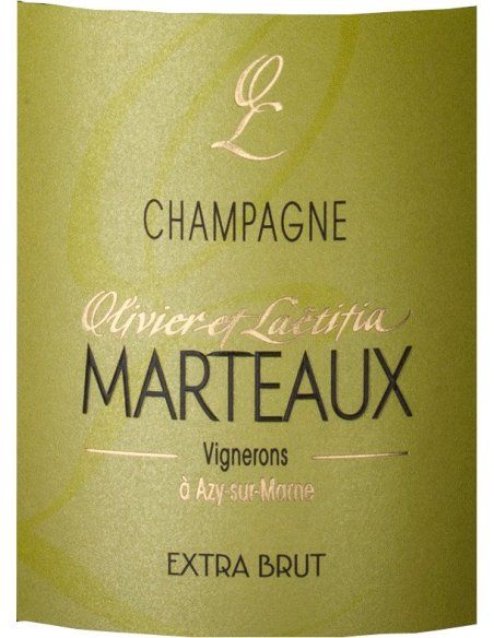 Extra Brut champagne Laétitia et olivier Marteaux Extra Brut champagne Laétitia et olivier Marteaux