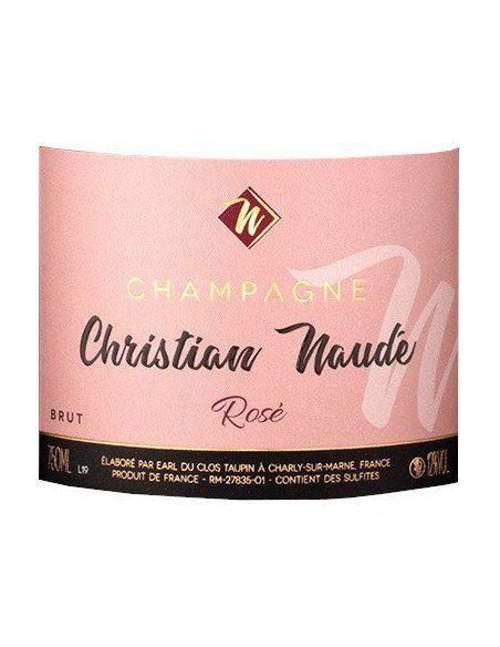 Etiquette Brut champagne Naudé Etiquette Brut champagne Naudé