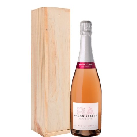 Rosé Baron Albert dans caisse bois Champagne Baron-Albert - 1