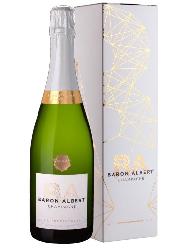 Champagne Baron Albert la PrÃ©fÃ©rence millÃ©sime dans son Ã©tui