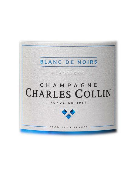 étiquette Blanc de Noirs Charles collin