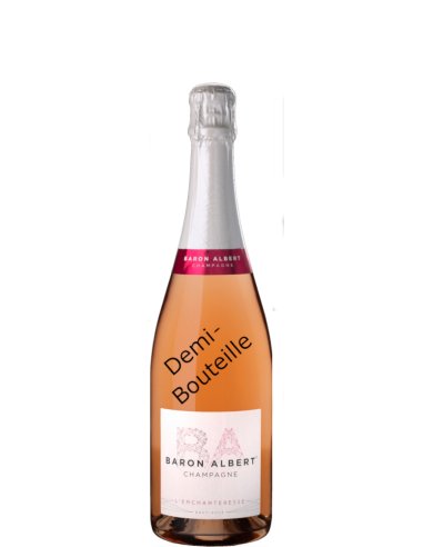 L 'Enchanteresse rosé champagne Baron Albert (Demi-Bouteille)
