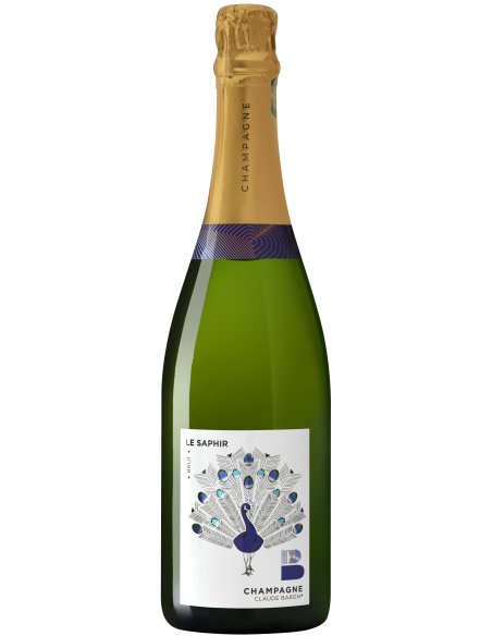 SAPHIR CHAMPAGNE BRUT CLAUDE BARON dans son étui SAPHIR CHAMPAGNE BRUT CLAUDE BARON dans son étui