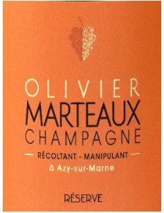 BRUT RESERVE CHAMPAGNE olivier MARTEAUX 2