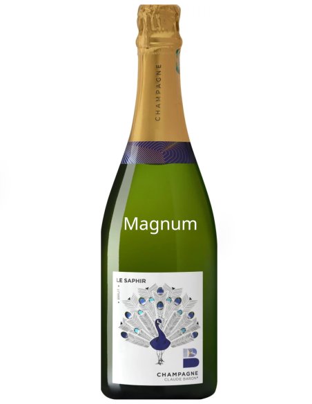 Brut Claude Baron magnum cuvée Saphir