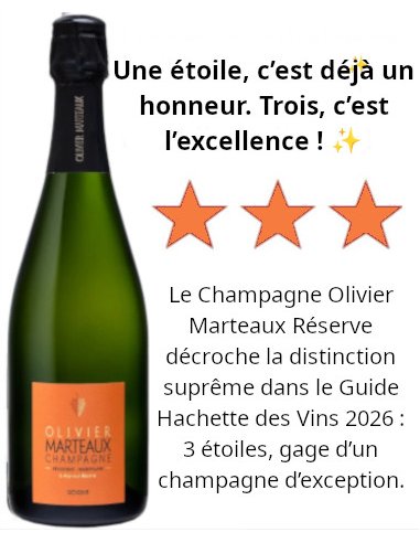 Champagne brut réserve olivier et Laëtitia...