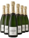 6 bouteilles de Champagne Collet brut origine