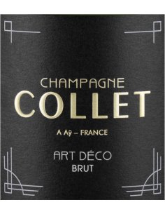 Champagne collet art déco 2