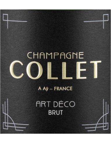 Champagne Collet Art Déco 1er Cru