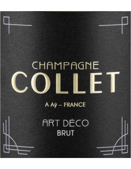 Champagne Collet Art Déco 1er Cru