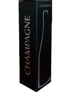 Etui une bouteille élégance noir magnum