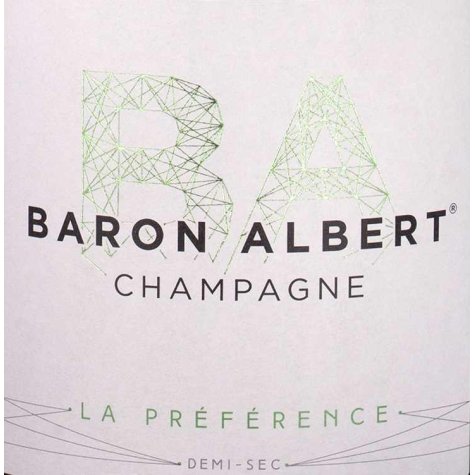 Demi-sec La Préférence millésime 2014 champagne Baron Albert Champagne Baron-Albert - 2