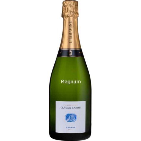 Brut Claude Baron magnum cuvée Saphir Champagne Claude-Baron - 1